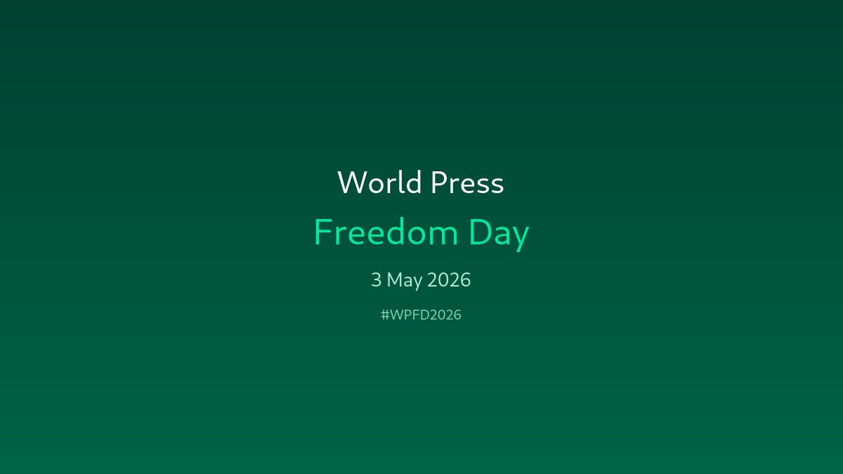 World Press Freedom Day 2026